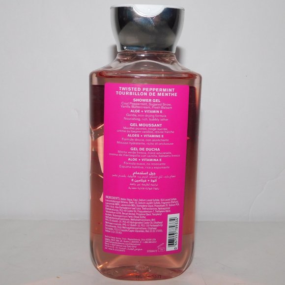 Bath & Body Works TWISTED PEPPERMINT Shower Gel 295 ml NEW - Picture 3 of 6